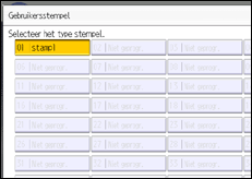 Schermafbeelding bedieningspaneel