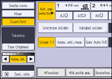 Schermafbeelding bedieningspaneel