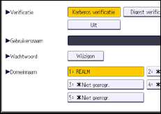 Schermafbeelding bedieningspaneel