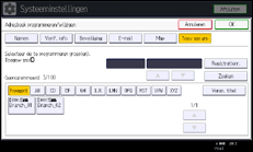 Schermafbeelding bedieningspaneel