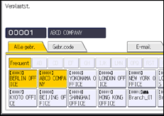 Schermafbeelding bedieningspaneel