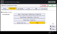 Schermafbeelding bedieningspaneel