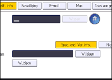 Schermafbeelding bedieningspaneel