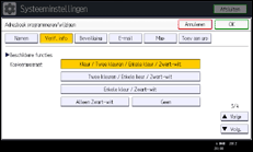 Schermafbeelding bedieningspaneel
