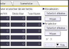 Schermafbeelding bedieningspaneel