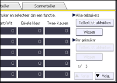 Schermafbeelding bedieningspaneel