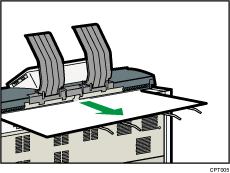 Illustratie van de uitvoergeleiders voor het origineel