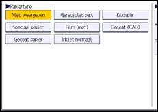 Schermafbeelding bedieningspaneel