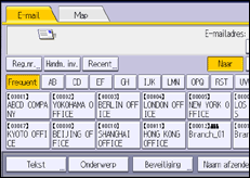 Schermafbeelding bedieningspaneel