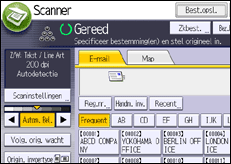 Schermafbeelding bedieningspaneel
