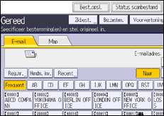 Schermafbeelding bedieningspaneel