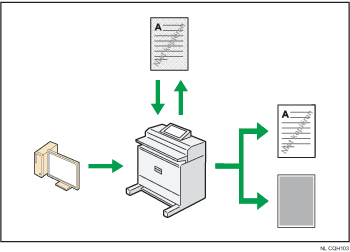 Deze illustratie toont hoe onbevoegd kopiëren kan worden voorkomen