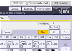 Schermafbeelding bedieningspaneel