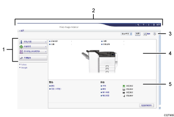 已编号的Web浏览器屏幕插图