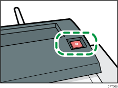 Scanner Stop key illustration