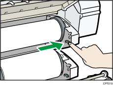 Paper input location illustration