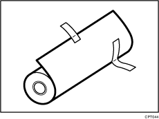 Illustration of paper roll