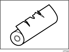 Illustration of paper roll