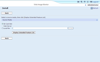 Web browser screen illustration