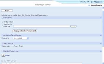 Web browser screen illustration