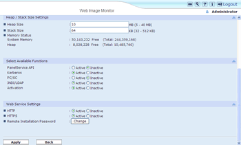 Web browser screen illustration