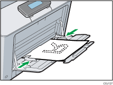 Bypass tray illustration