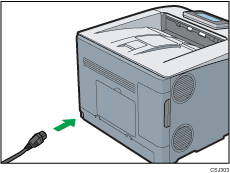 Power cord illustration