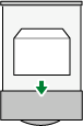 Illustration of envelope orientation