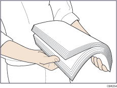 Ilustración sobre cómo se airea el papel