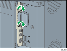 Illustration de l'unité d'interface