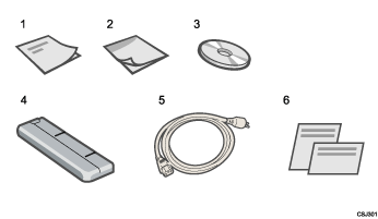 Illustration du contenu de la boîte