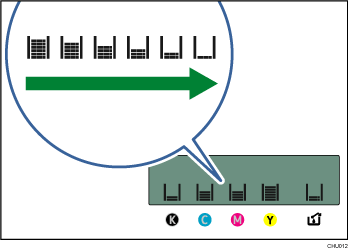 illustration of cartridge status