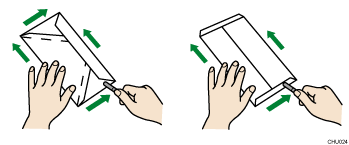 illustration of before loading envelopes