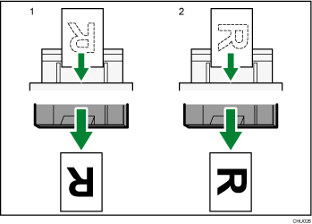 illustration of loaded in the bypass tray