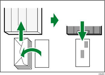 illustration of loading envelopes