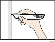 Electronic pen illustration