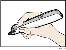 Electronic pen illustration