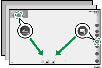 Application screen illustration