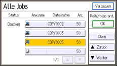 Abbildung Bedienfeld-Display