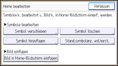 Abbildung Bedienfeld-Display