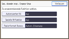 Abbildung Bedienfeld-Display