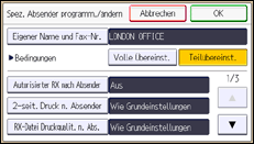 Abbildung Bedienfeld-Display