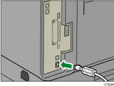 Abbildung des Anschlusses des Ethernet-Kabels