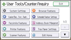 Abbildung Bedienfeld-Display