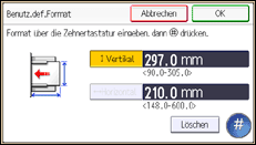Abbildung Bedienfeld-Display