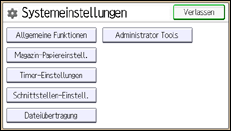 Abbildung Bedienfeld-Display