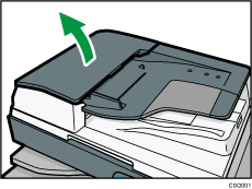 Ilustración del alimentador automático de documentos