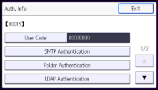 Ilustración de la pantalla panel de mandos