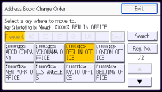 ilustración de la pantalla del panel de operaciones