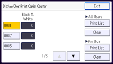 Ilustración de la pantalla panel de mandos